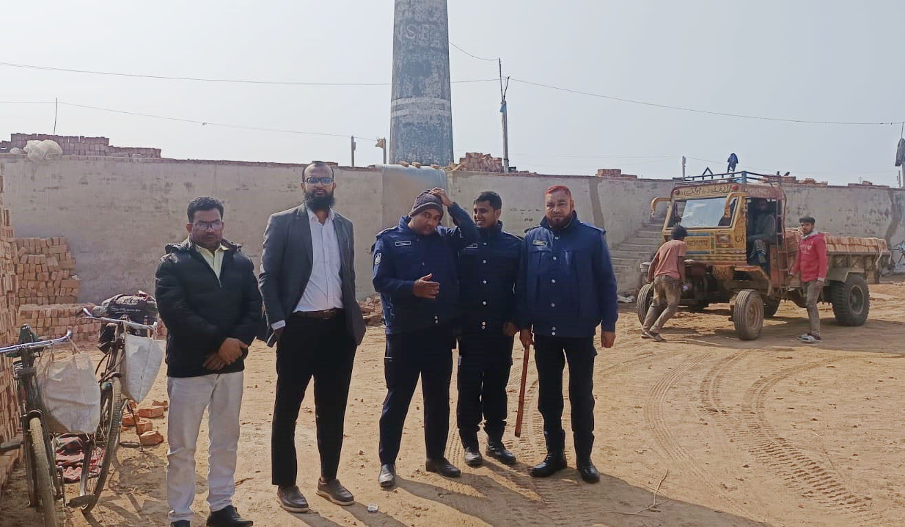 আলমডাঙ্গার মধুপুর অবৈধভাবে ইটভাটায় পরিচালনার দায়ে ৫০ হাজার টাকা জরিমানা