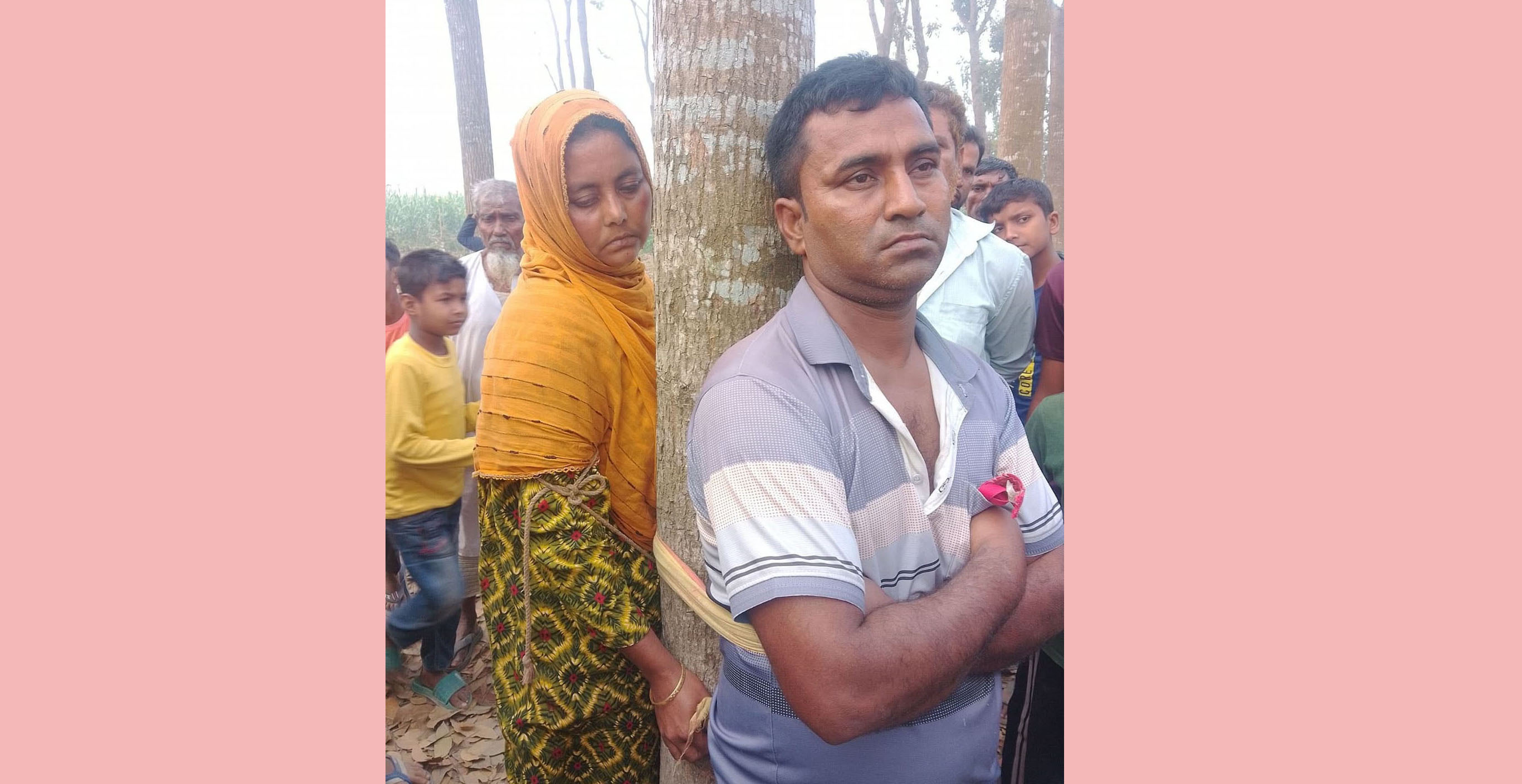 আলমডাঙ্গায় পরোকিয়া প্রেমিক-প্রেমিকাকে গাছের সঙ্গে বেঁধে রাখার ঘটনা ঘটেছে
