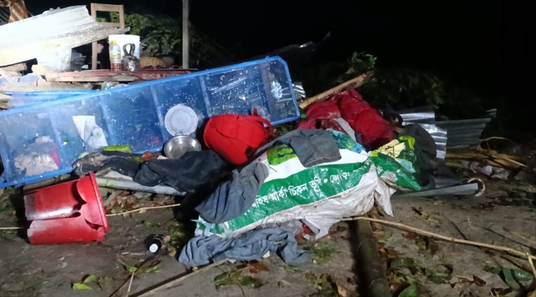 চুয়াডাঙ্গার আলমডাঙ্গায় ঝড়ে ঘরের উপর গাছের ডাল পড়ে বৃদ্ধের মৃত্যু, স্ত্রী আহত