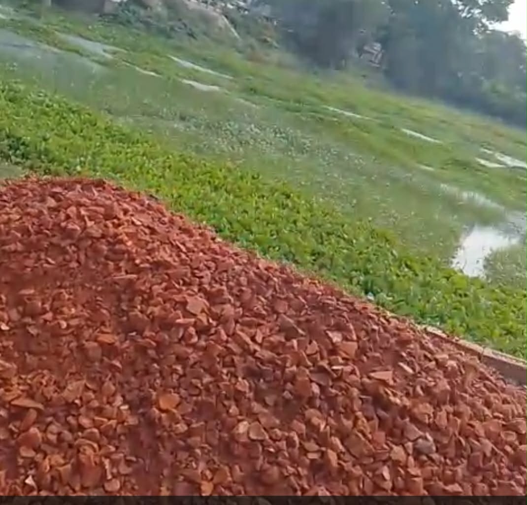 আলমডাঙ্গার জামজামিতে প্রশাসন সরকারি জমি দখল বন্ধ করলেও আবারও কাজ করার পাঁয়তারা
