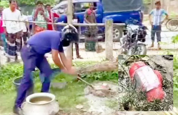 চুয়াডাঙ্গায় ‘জয় বাংলা’ লেখা বোমাসদৃশ বস্তু উদ্ধার, এলাকায় আতঙ্ক