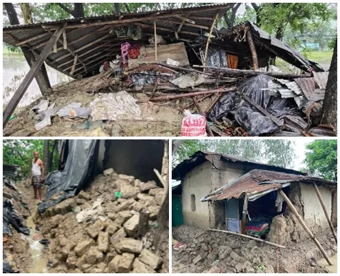 ঘরহারা মানুষের হাহাকার