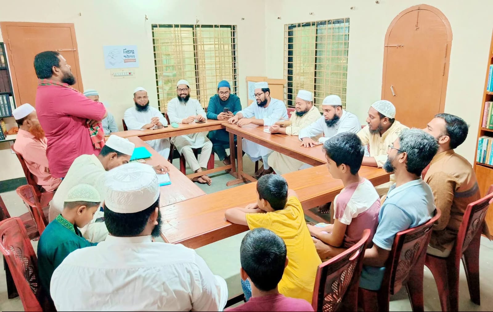 নিমগ্ন পাঠাগারে নজরুলের ইসলামি গানের আসর অনুষ্ঠিত