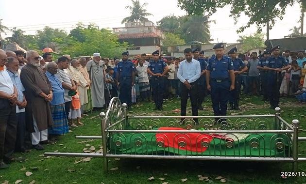 রাষ্ট্রীয় মর্যাদায় চিরশায়িত হলেন মুজিবনগরের বীর মুক্তিযোদ্ধা জসীমউদ্দীন