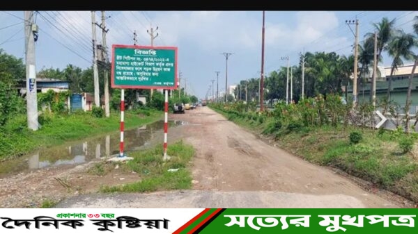 আইনি জটে কুষ্টিয়ায় আটকে আছে ৪ লেনের কাজ, আধা কিলোমিটার অংশ জুড়েই দুর্ঘটনার ঝুঁকি
