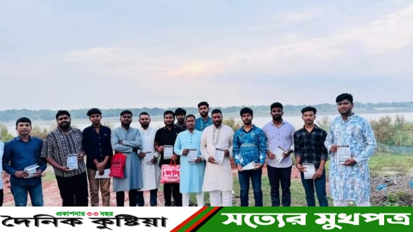 কুষ্টিয়ায় ডেঙ্গু প্রতিরোধে সম্মিলিত সামাজিক জোটের দ্বিতীয় দিনের সচেতনতামূলক ক্যাম্পেইন